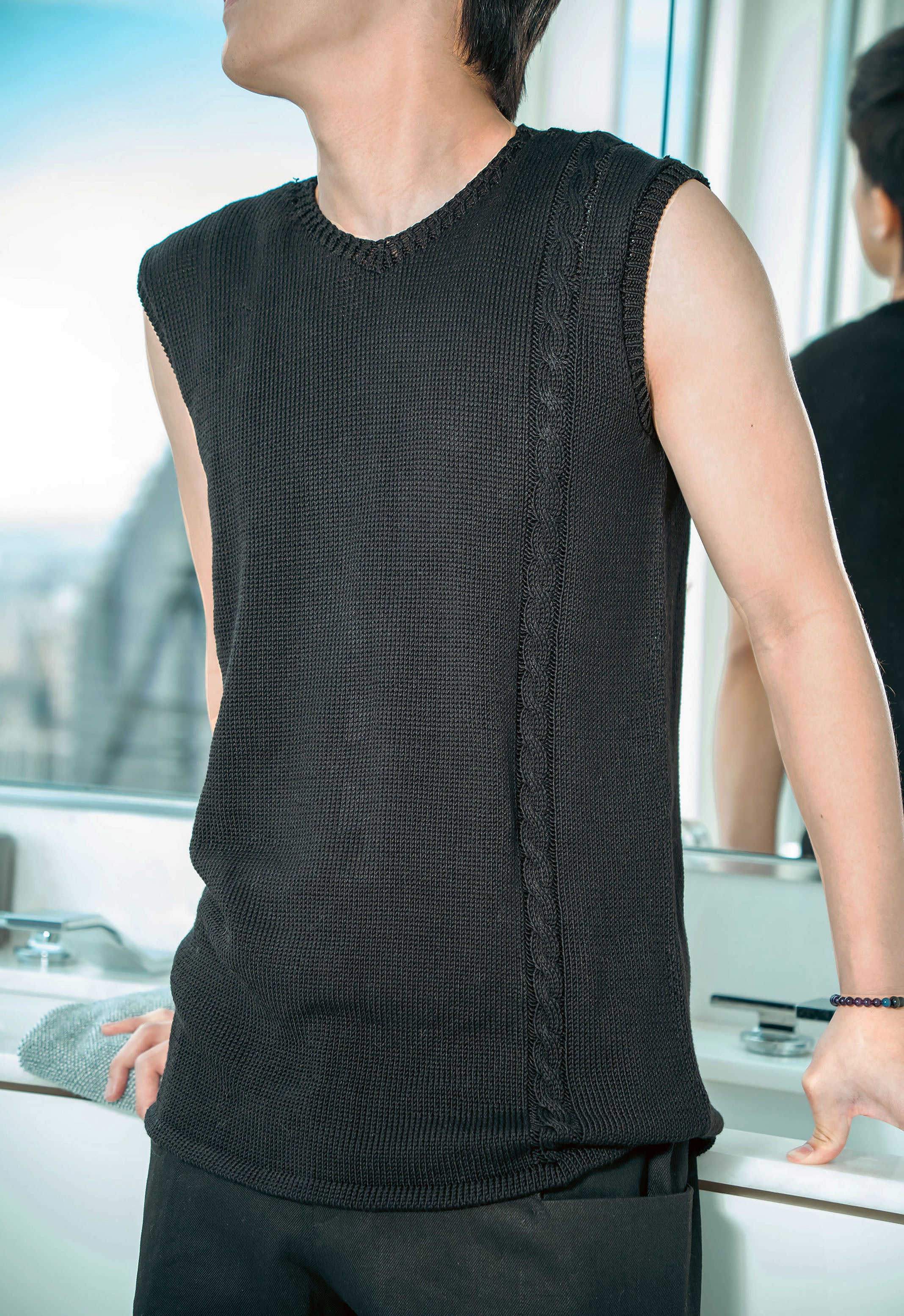 The Yang Knit tank